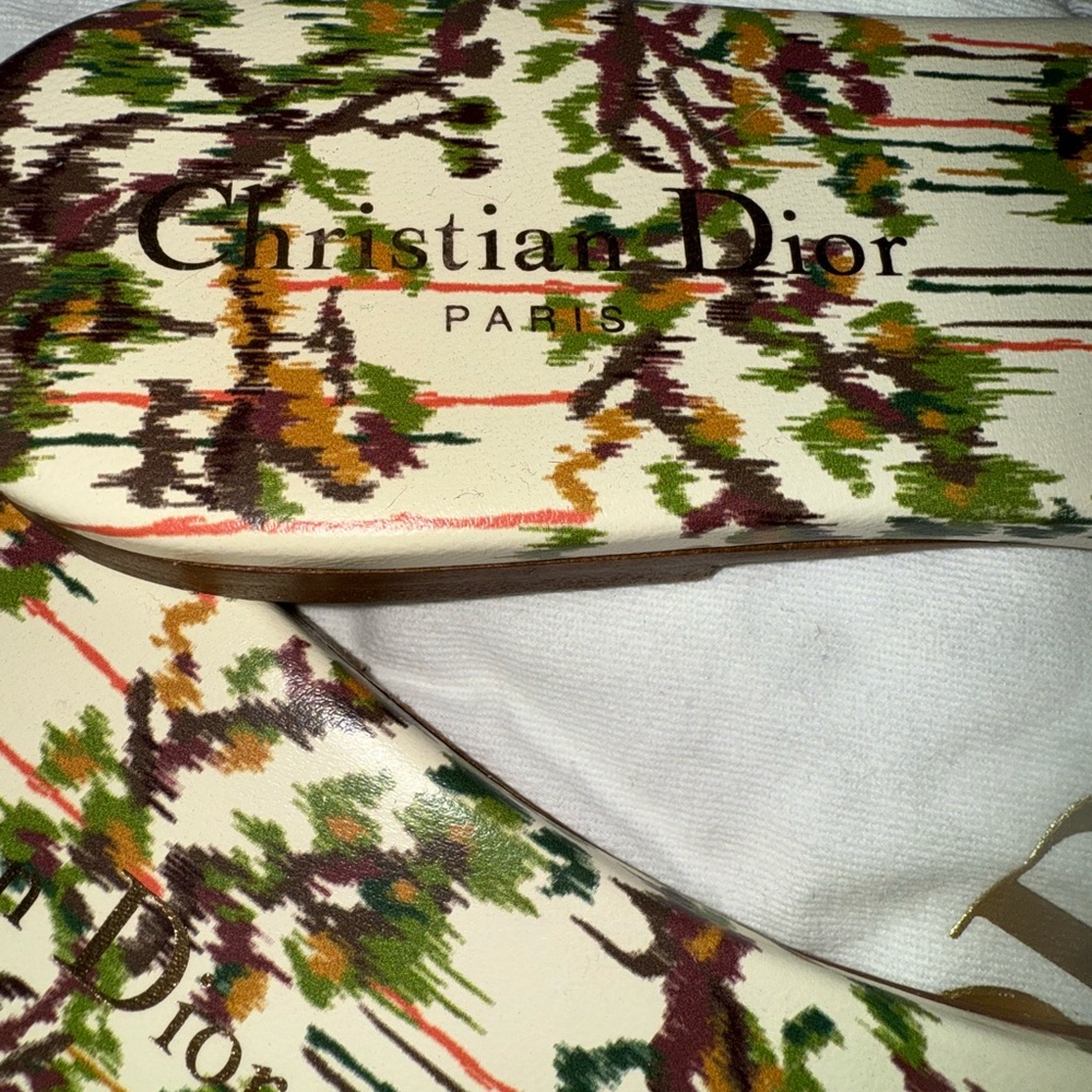 Dior Camouflage Floral Slides - Picture 5 of 8